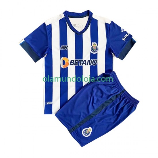 Camisola FC Porto Criança Equipamento Primeiro 2022-2023 Manga Curta